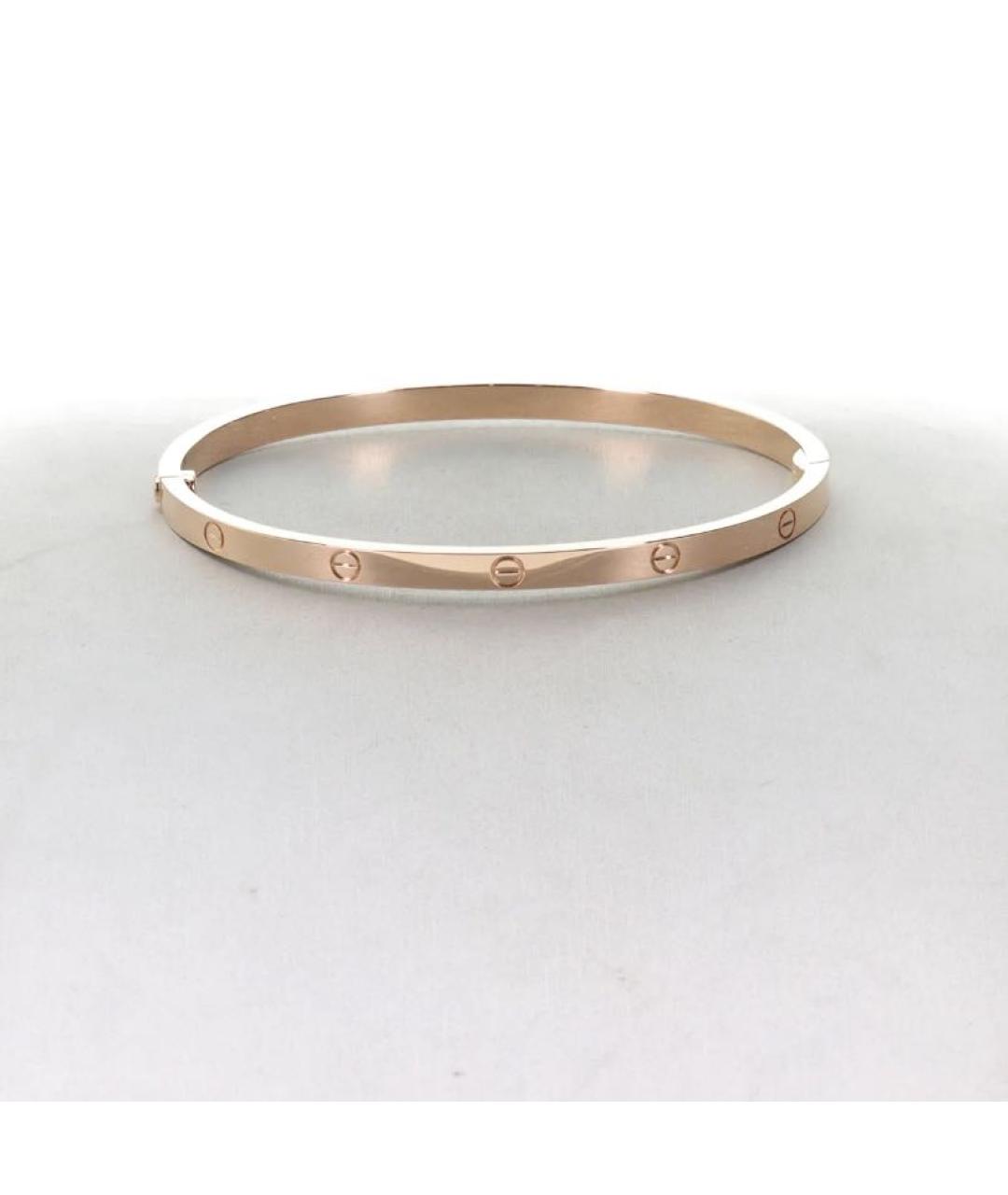 CARTIER Золотой браслет из розового золота, фото 2