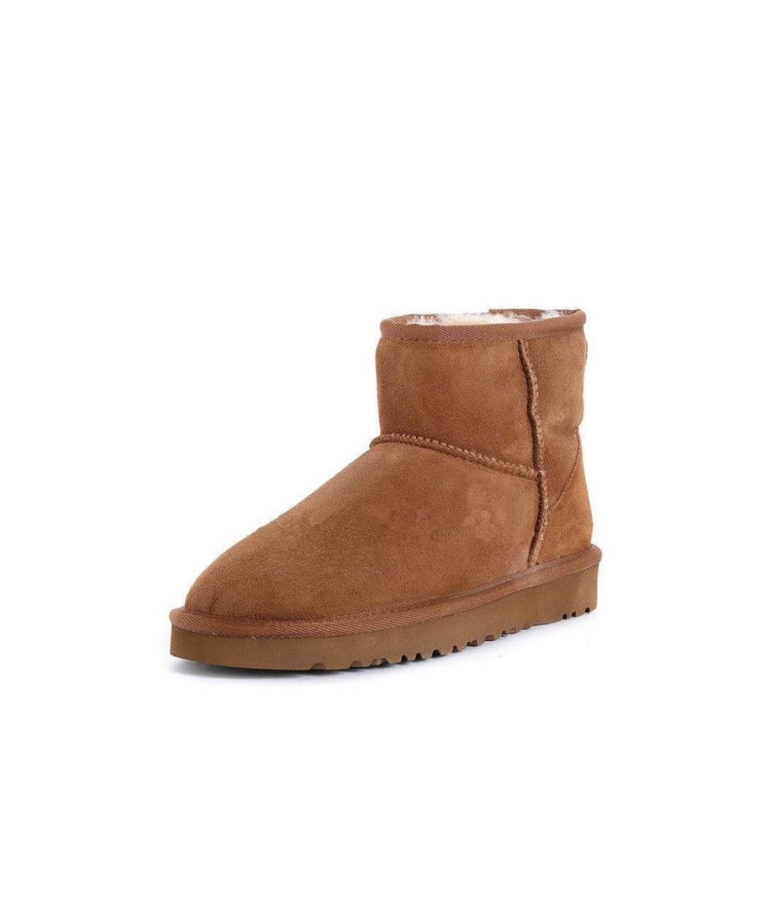 UGG AUSTRALIA Коричневые замшевые полусапоги, фото 2