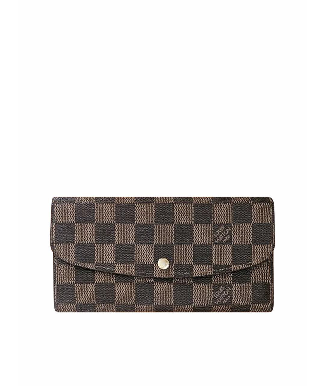 LOUIS VUITTON Коричневый кошелек, фото 11