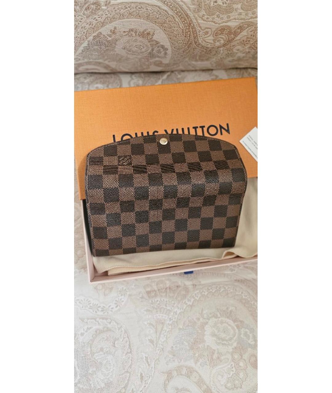 LOUIS VUITTON Коричневый кошелек, фото 5