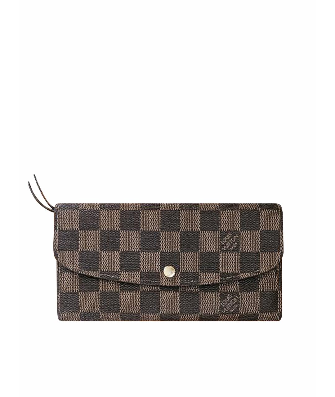 LOUIS VUITTON Коричневый кошелек, фото 1