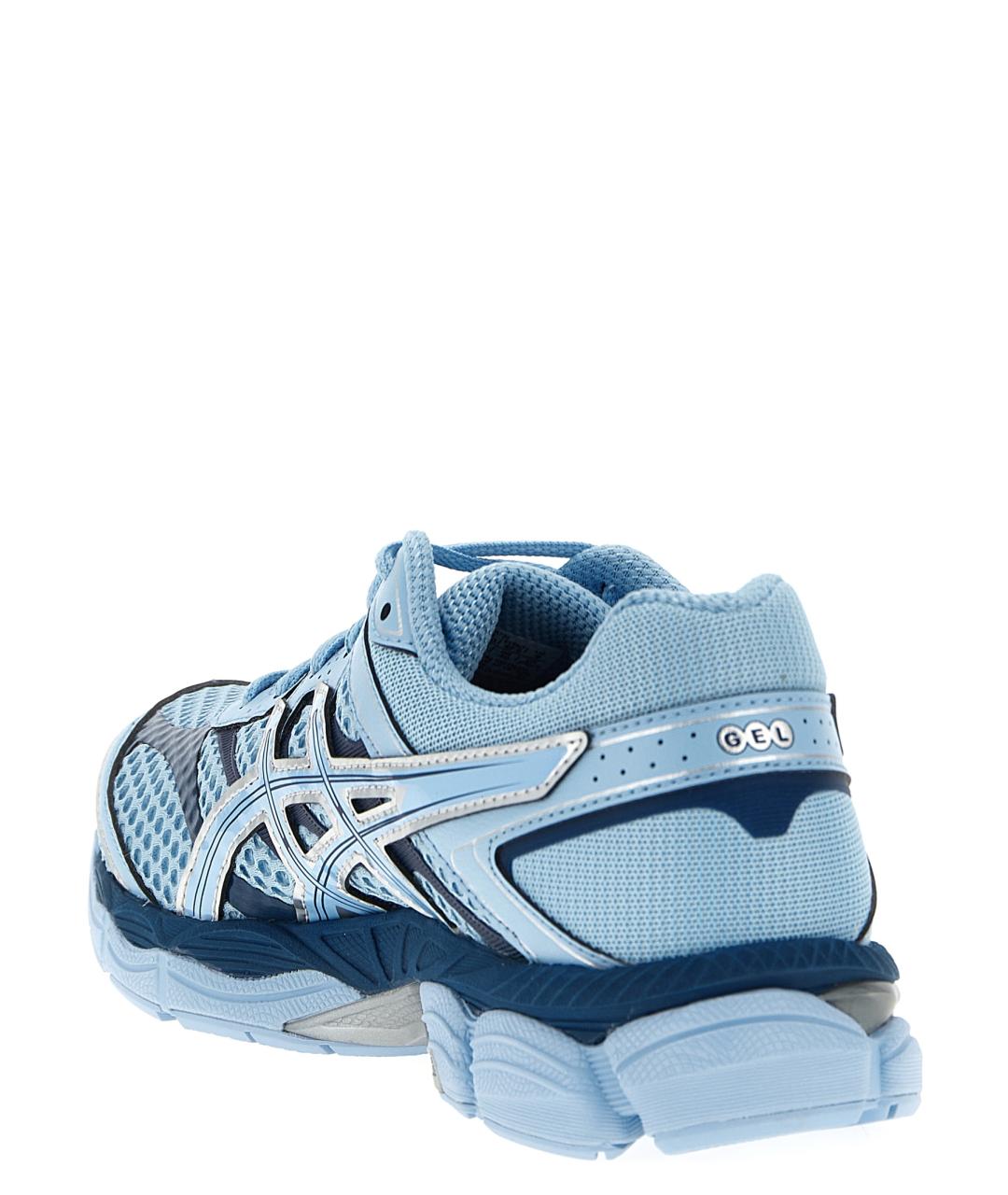 ASICS Голубые кожаные кроссовки, фото 3