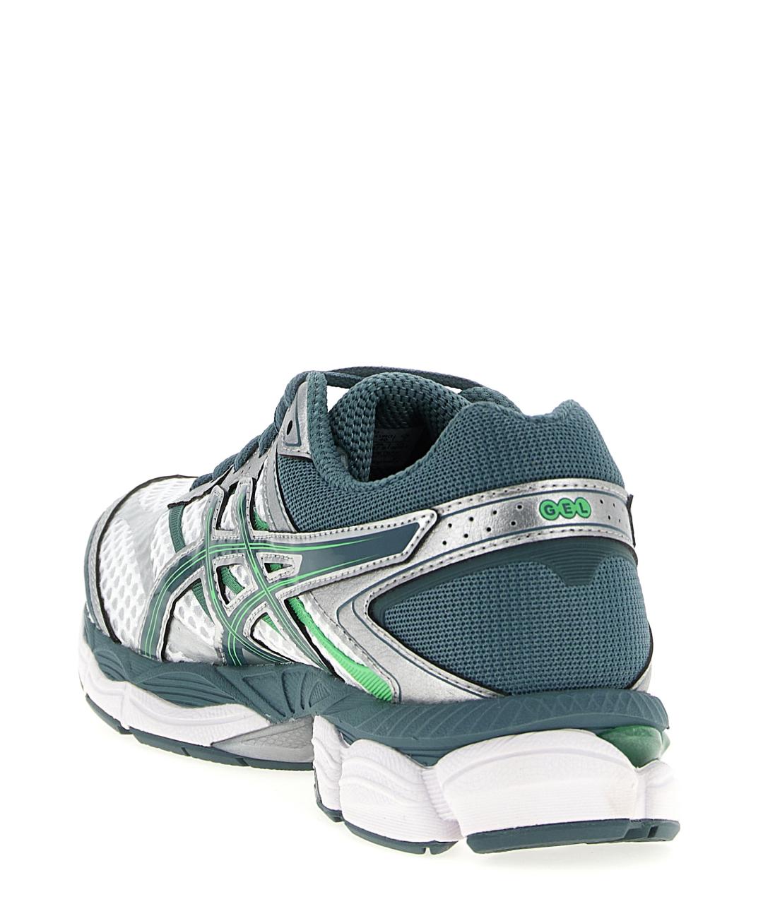 ASICS Зеленые кожаные кроссовки, фото 3