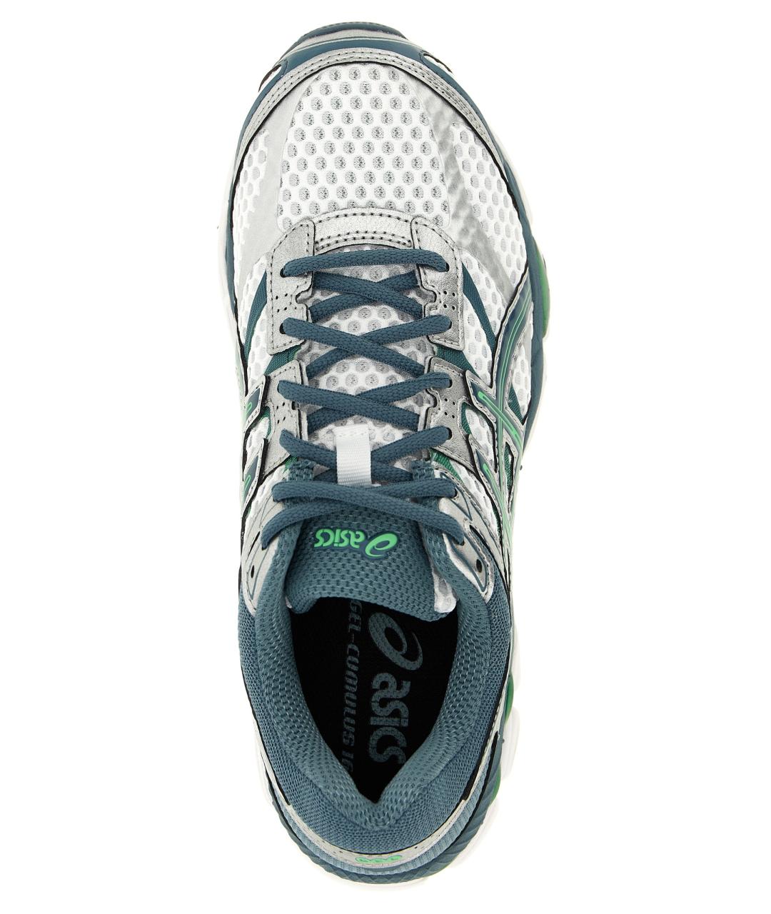 ASICS Зеленые кожаные кроссовки, фото 4