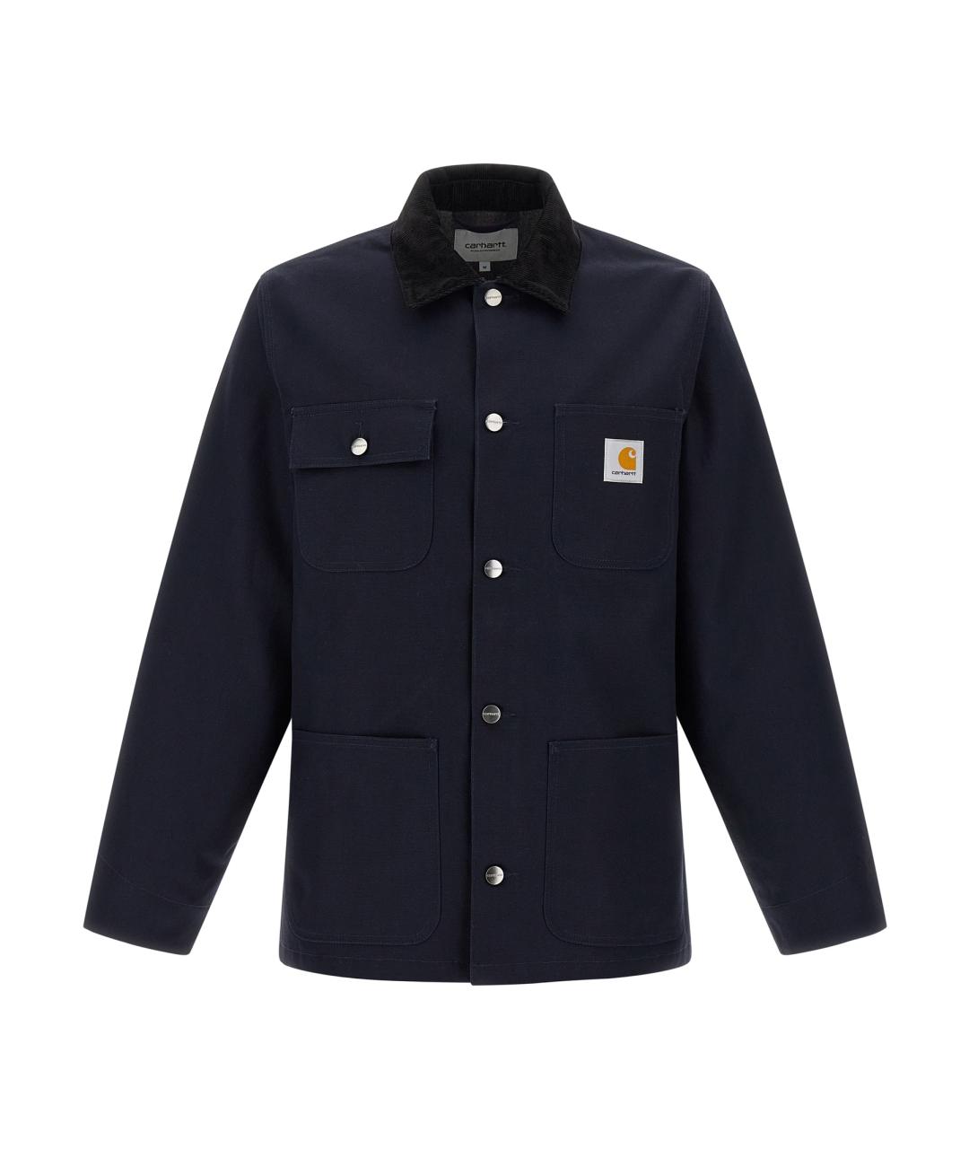 CARHARTT WIP Темно-синяя хлопковая куртка, фото 1