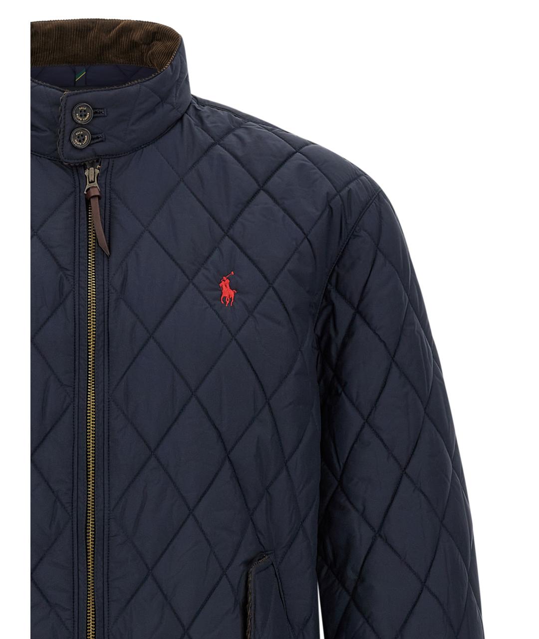 POLO RALPH LAUREN Синий полиэстеровый пуховик, фото 3