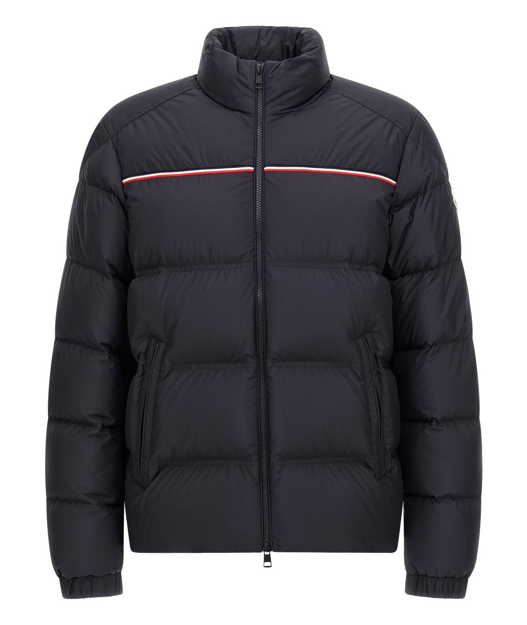 MONCLER Синий полиэстеровый пуховик, фото 1