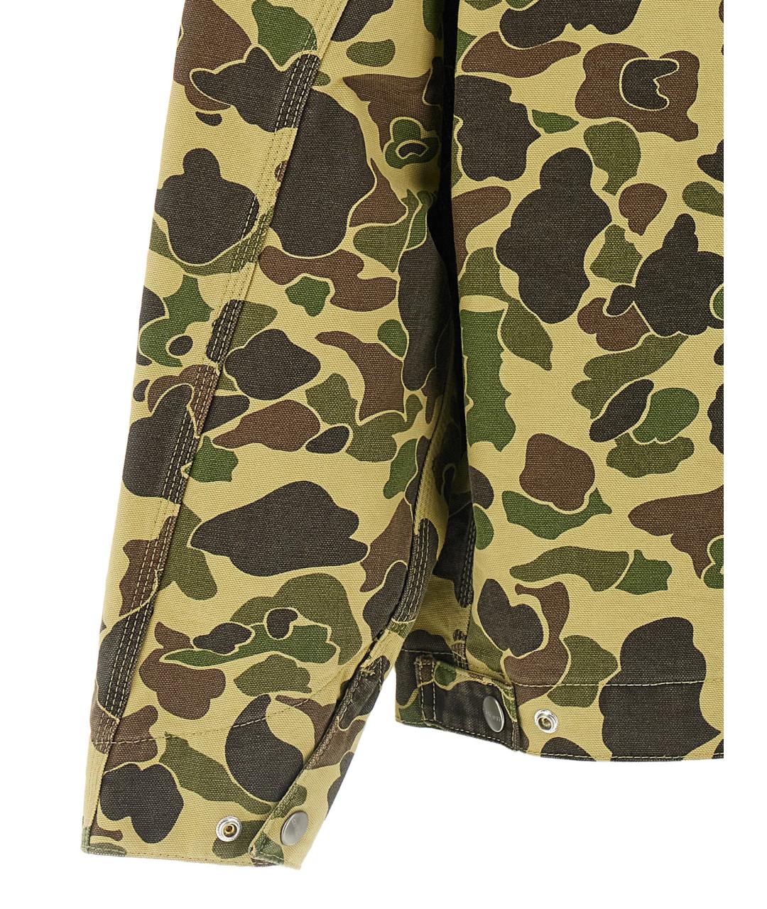 CARHARTT WIP Хаки хлопковая куртка, фото 4