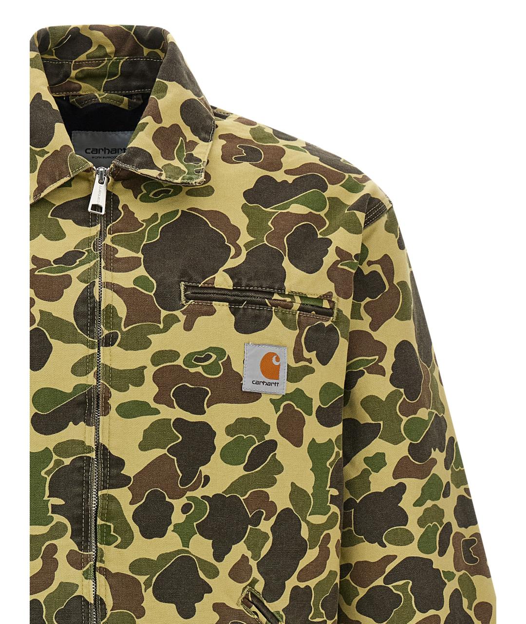 CARHARTT WIP Хаки хлопковая куртка, фото 3