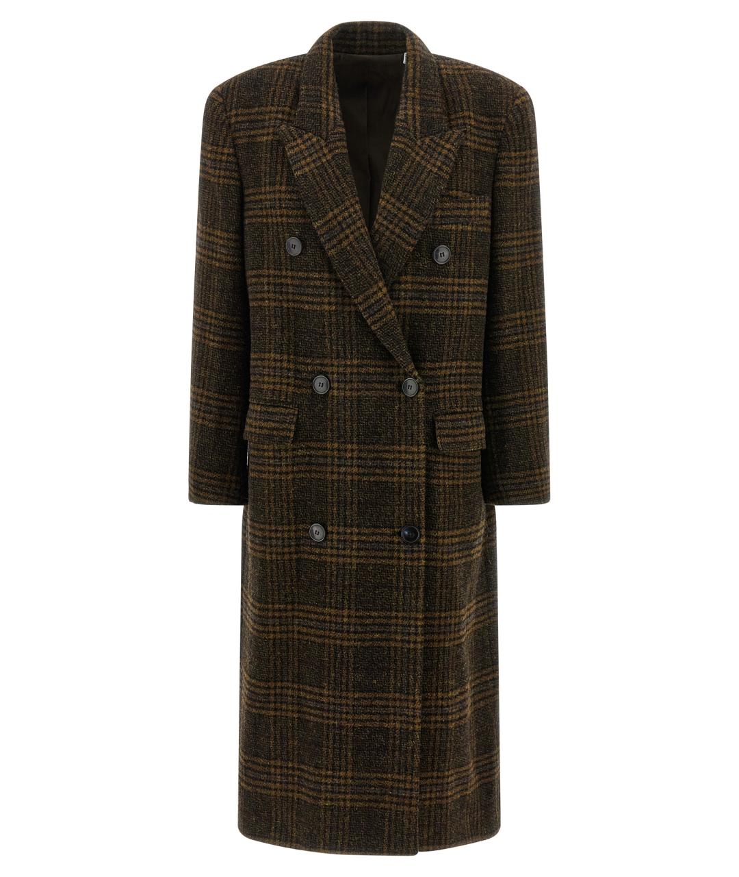 ISABEL MARANT ETOILE Мульти шерстяное пальто, фото 1