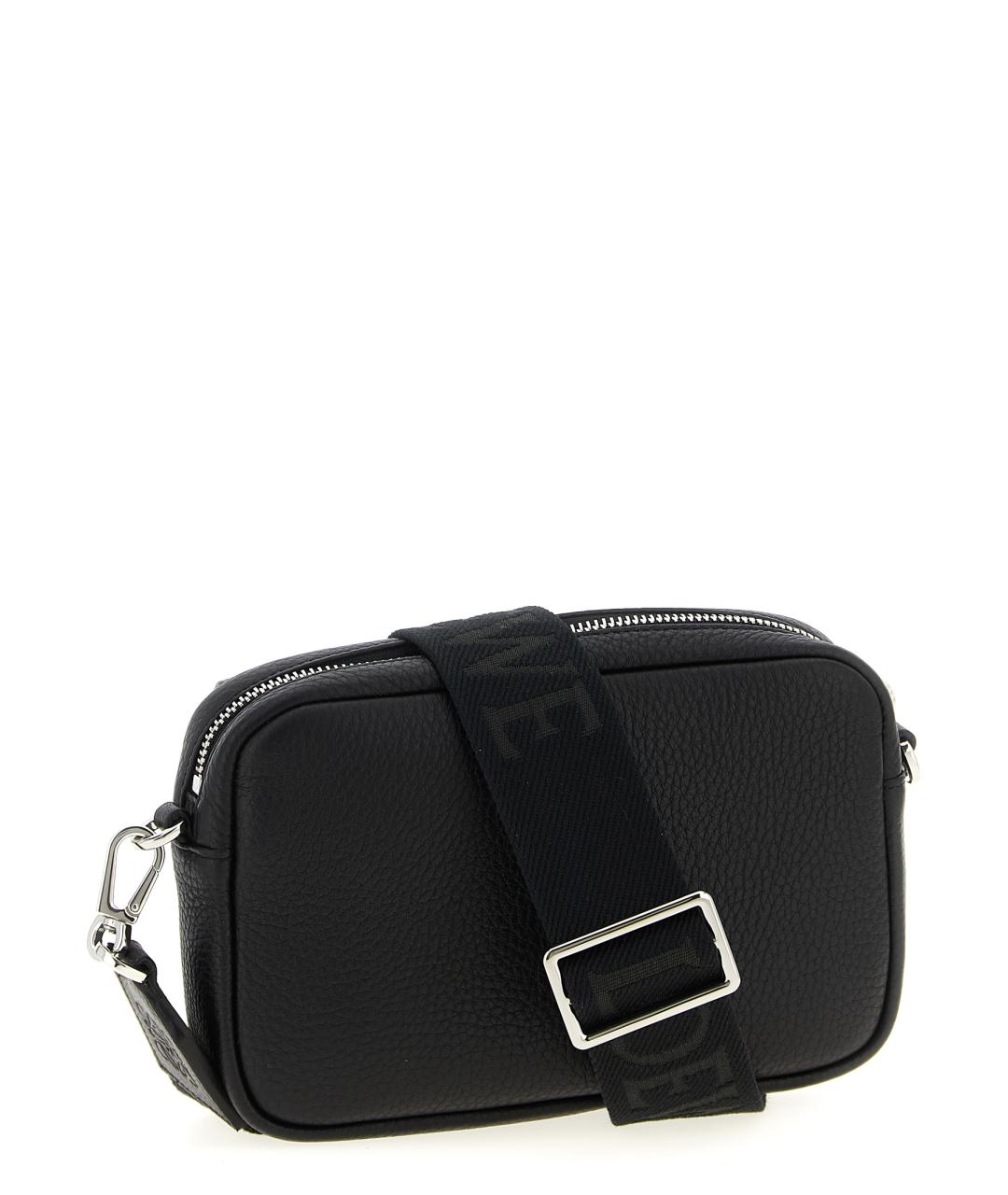 LOEWE Черная кожаная сумка через плечо, фото 2