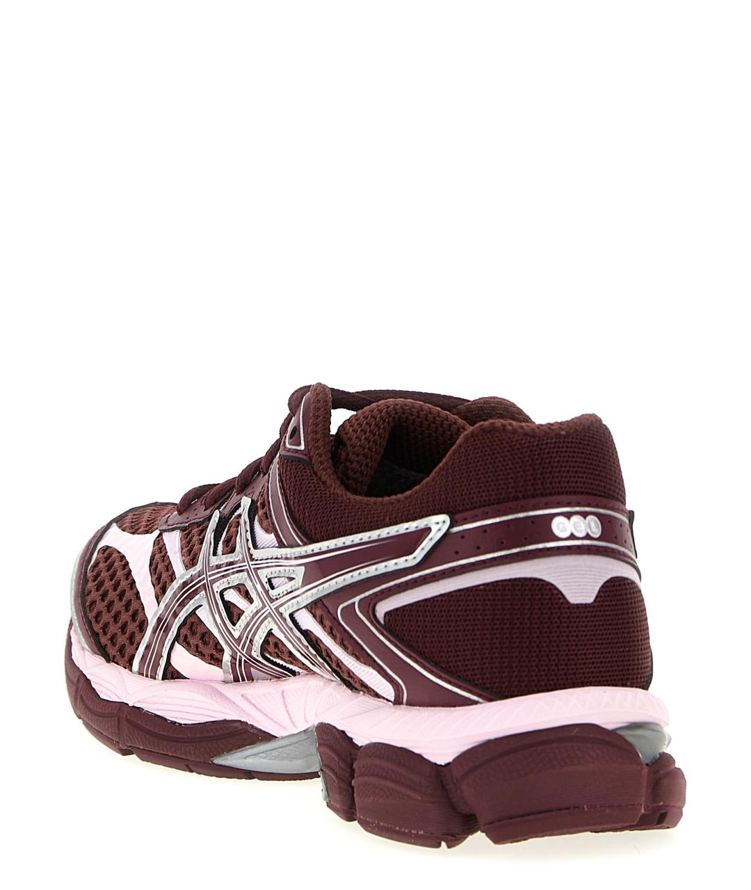 ASICS Бордовые кожаные кроссовки, фото 3