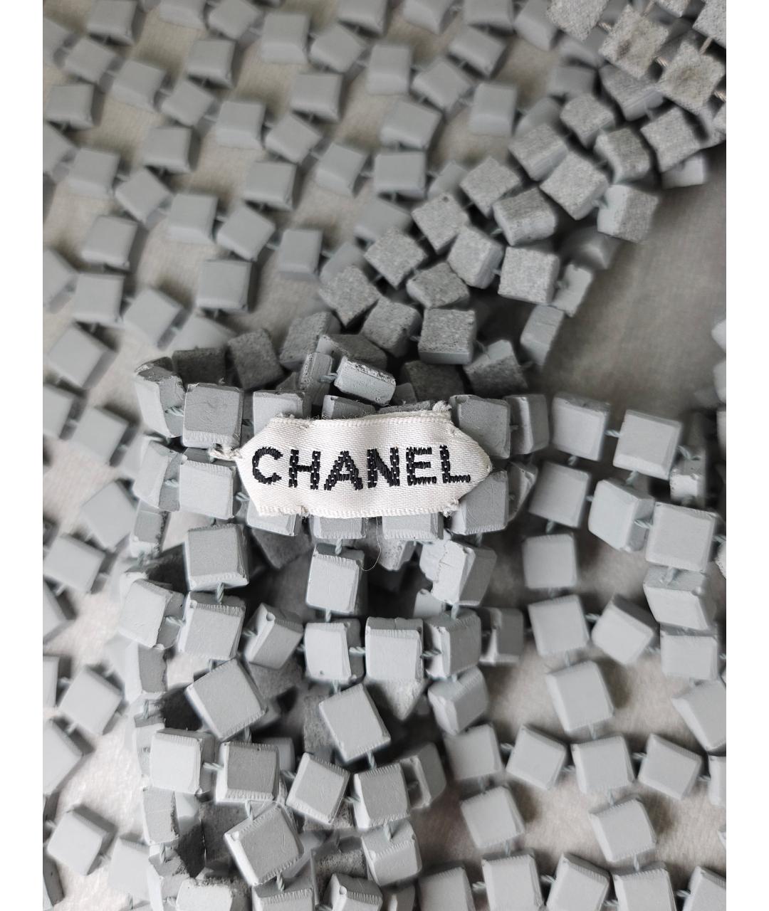 CHANEL Серый жилет, фото 6