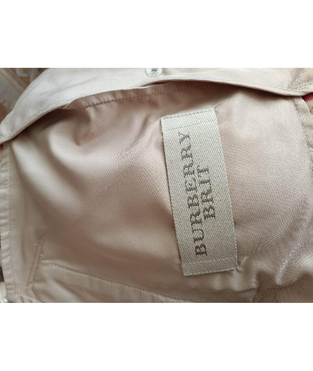 BURBERRY Бежевая хлопковая куртка, фото 8
