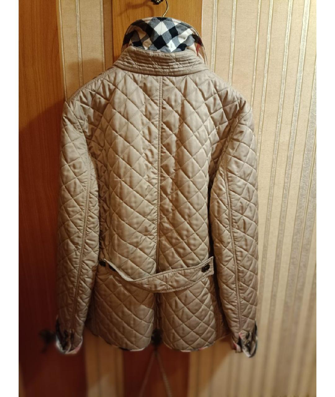 BURBERRY Бежевая хлопковая куртка, фото 6