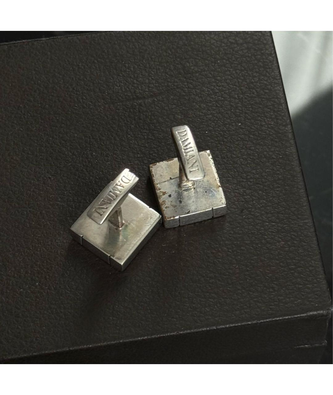 DAMIANI Синие серебряные запонки, фото 2