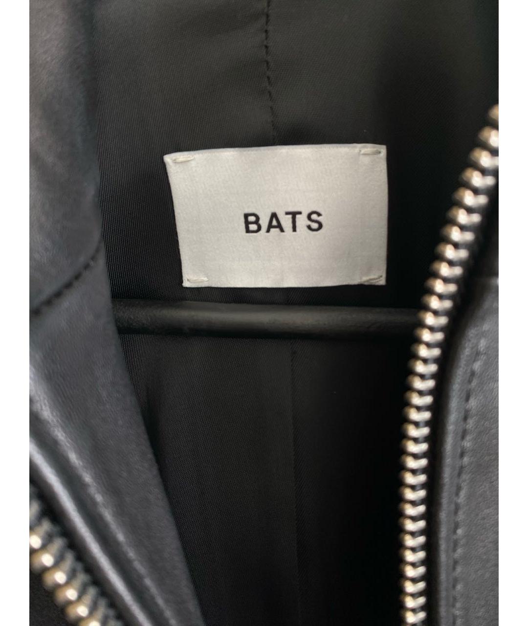 BATS Черная кожаная куртка, фото 3