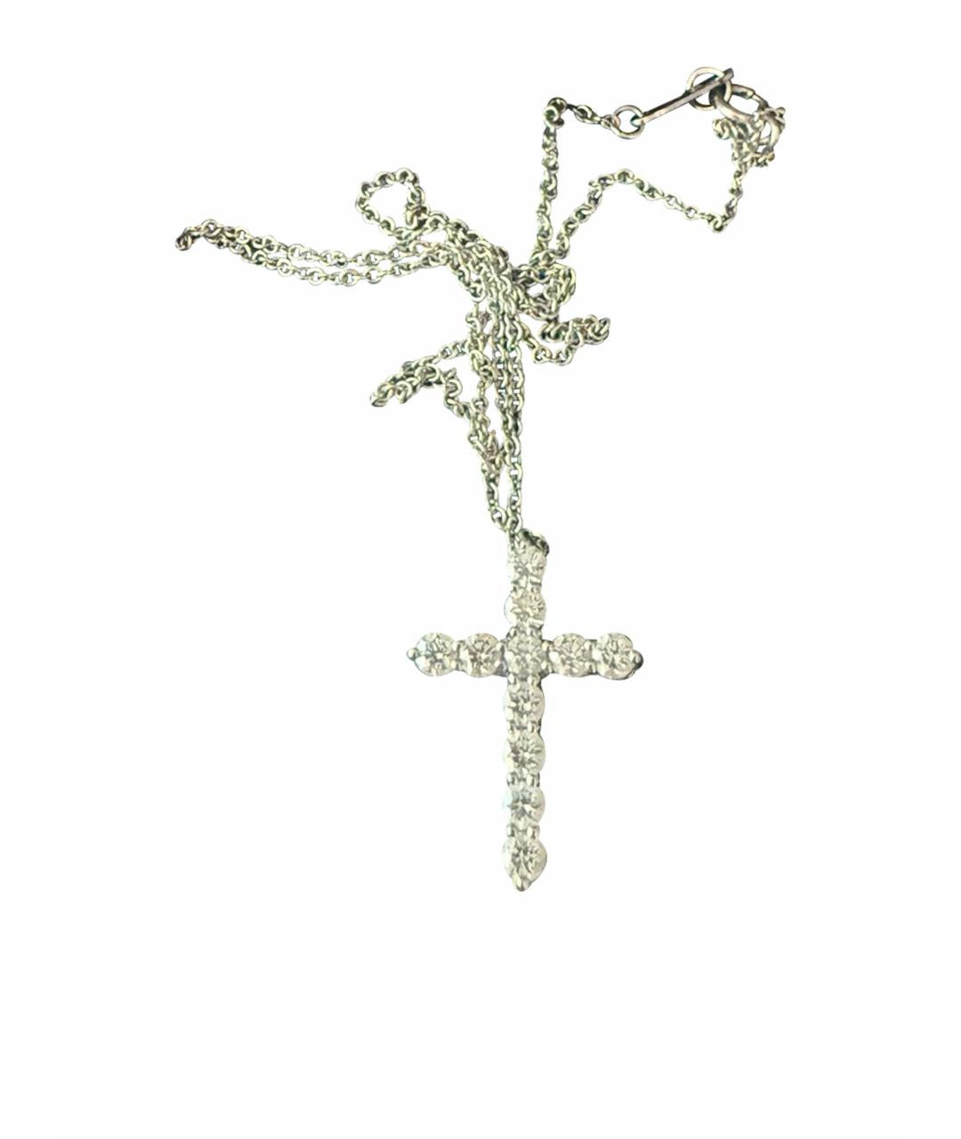 TIFFANY&CO Белая платиновая подвеска, фото 1
