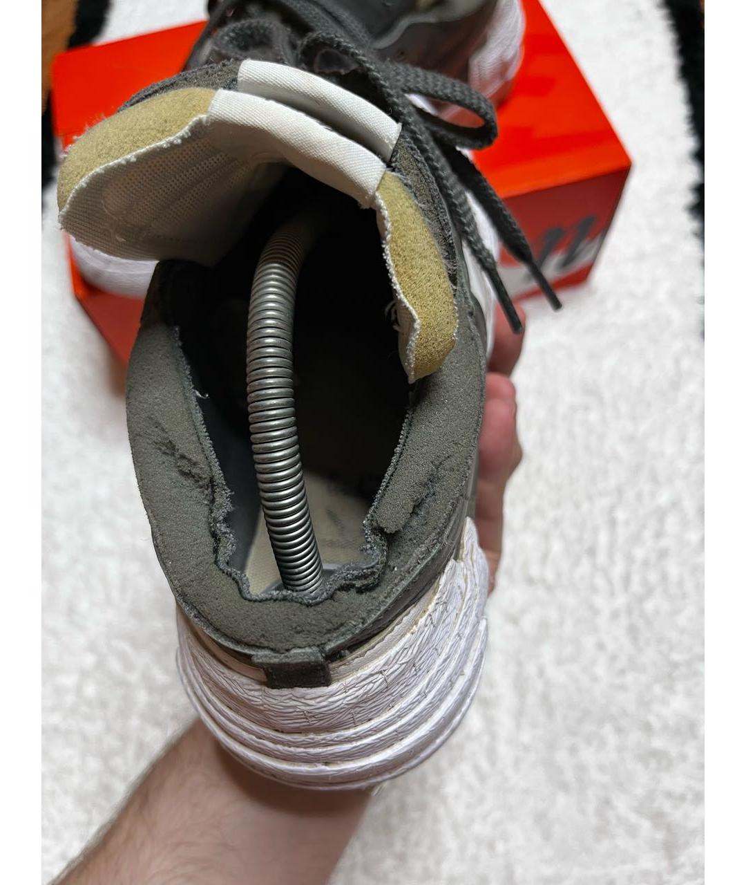 NIKE Серые замшевые низкие кроссовки / кеды, фото 7