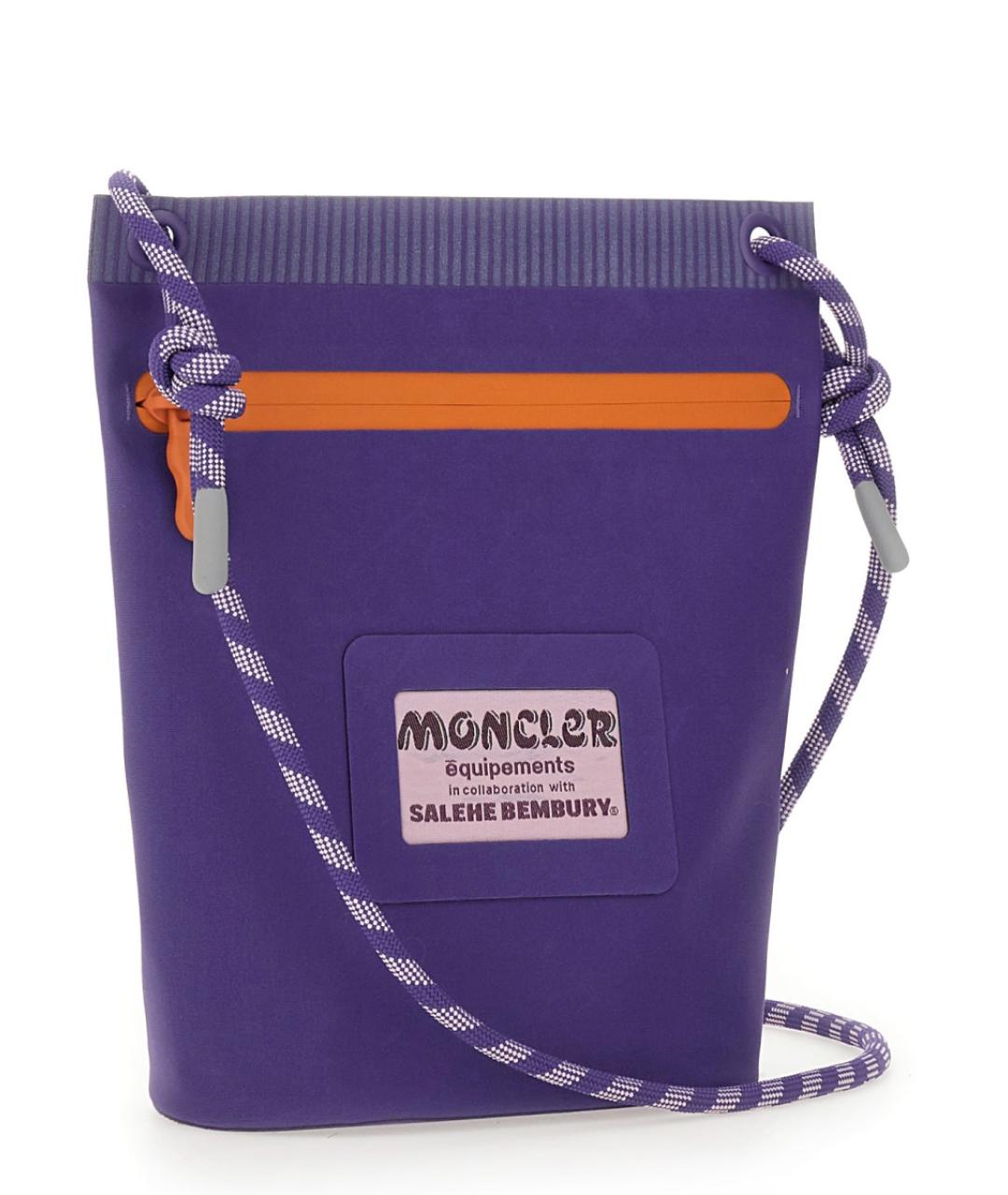 MONCLER Фиолетовая сумка на плечо, фото 2