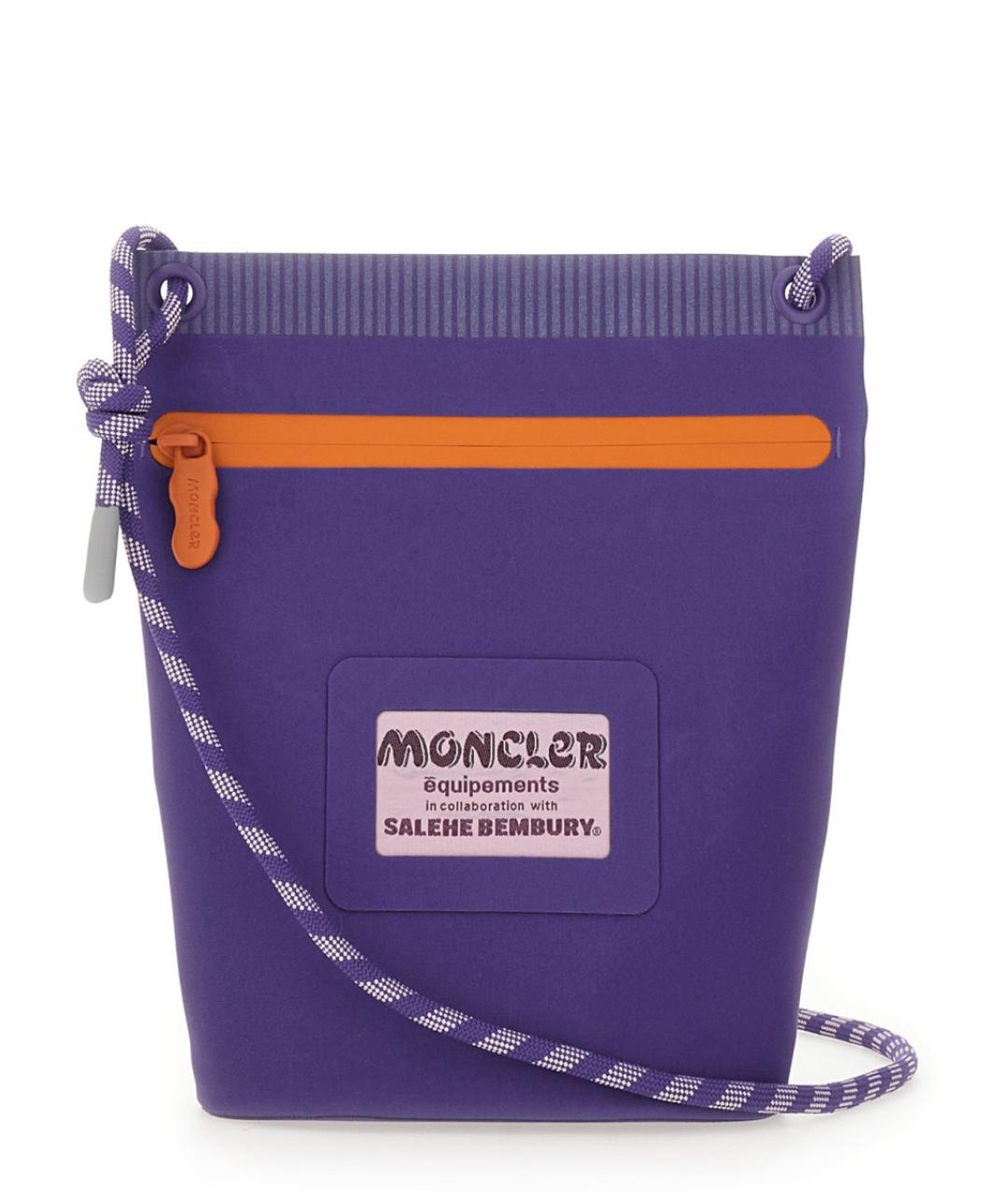 MONCLER Фиолетовая сумка на плечо, фото 1