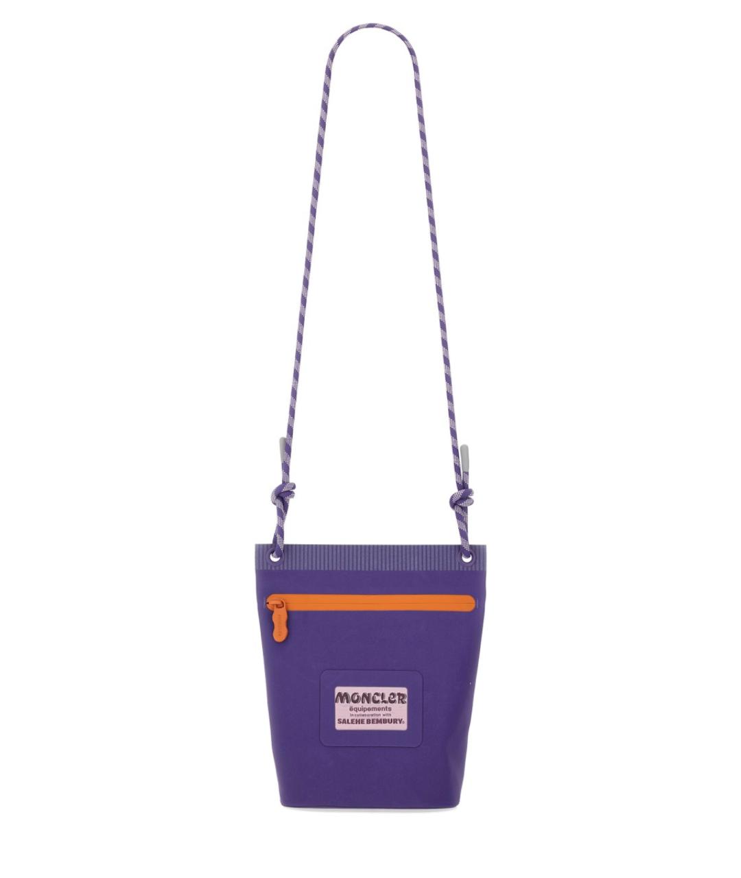 MONCLER Фиолетовая сумка на плечо, фото 4