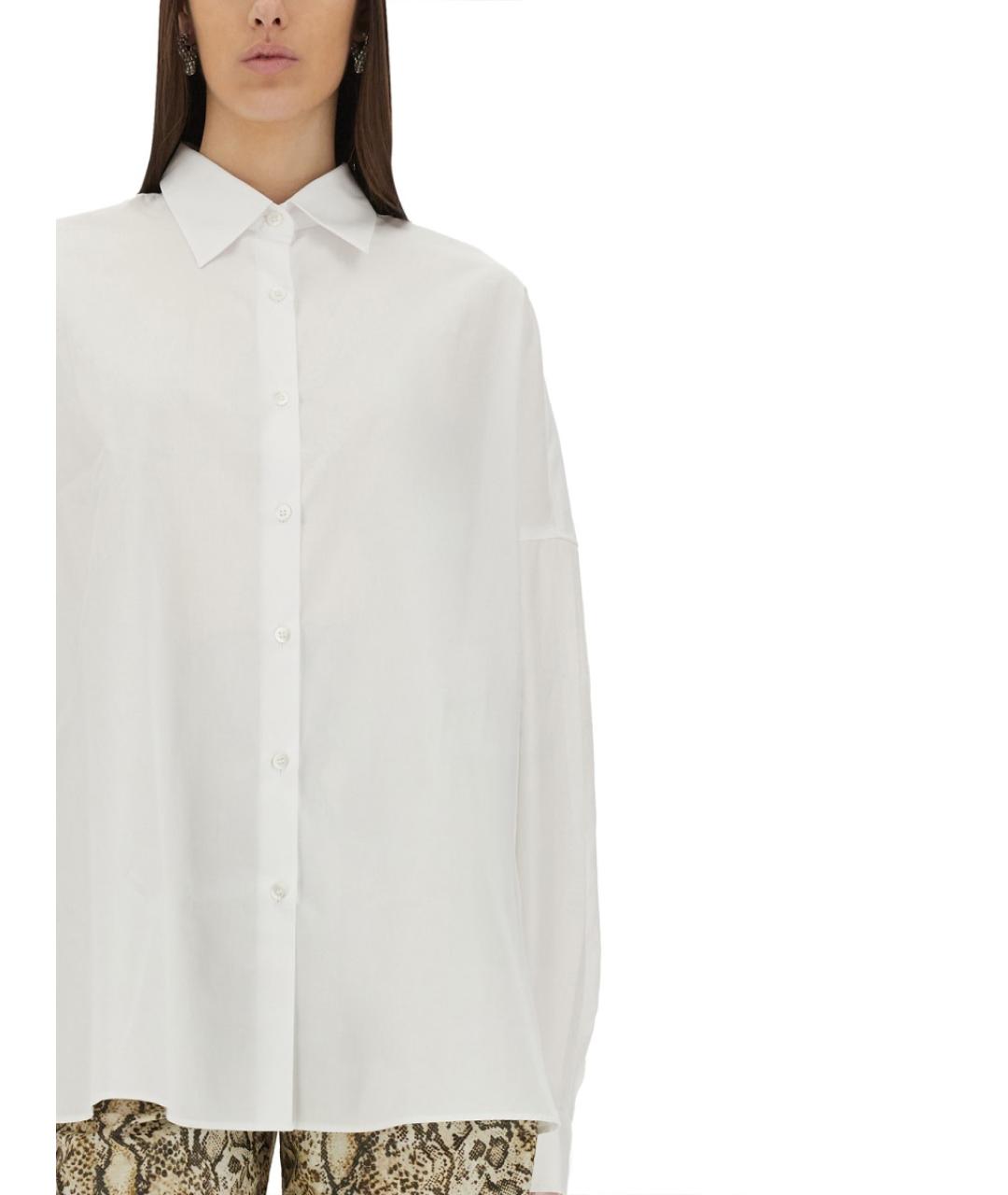 DRIES VAN NOTEN Белая хлопковая рубашка, фото 5