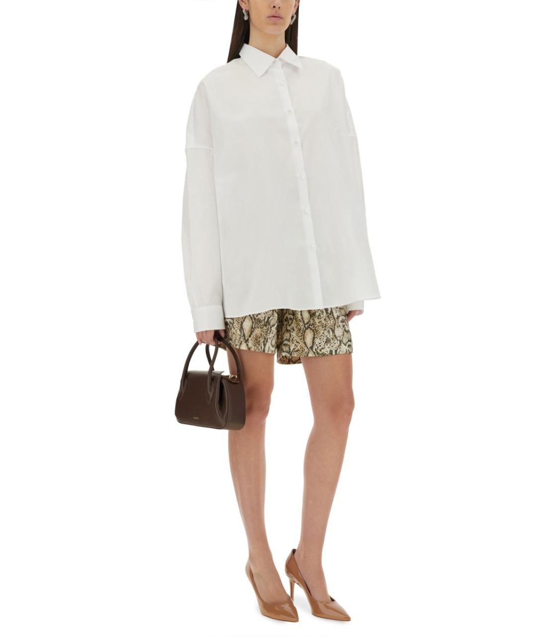 DRIES VAN NOTEN Белая хлопковая рубашка, фото 3