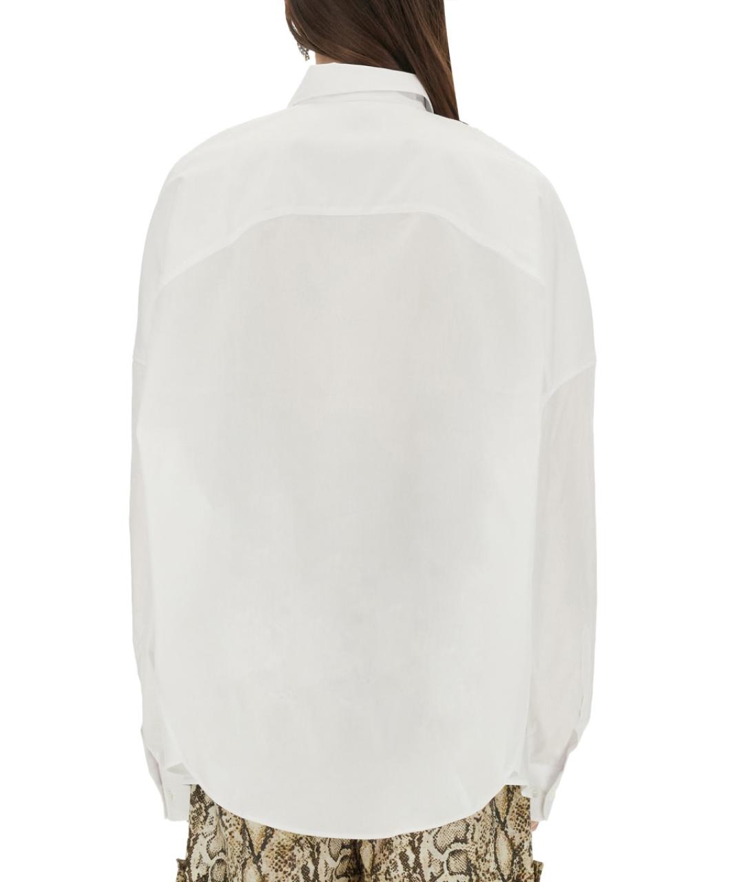 DRIES VAN NOTEN Белая хлопковая рубашка, фото 4
