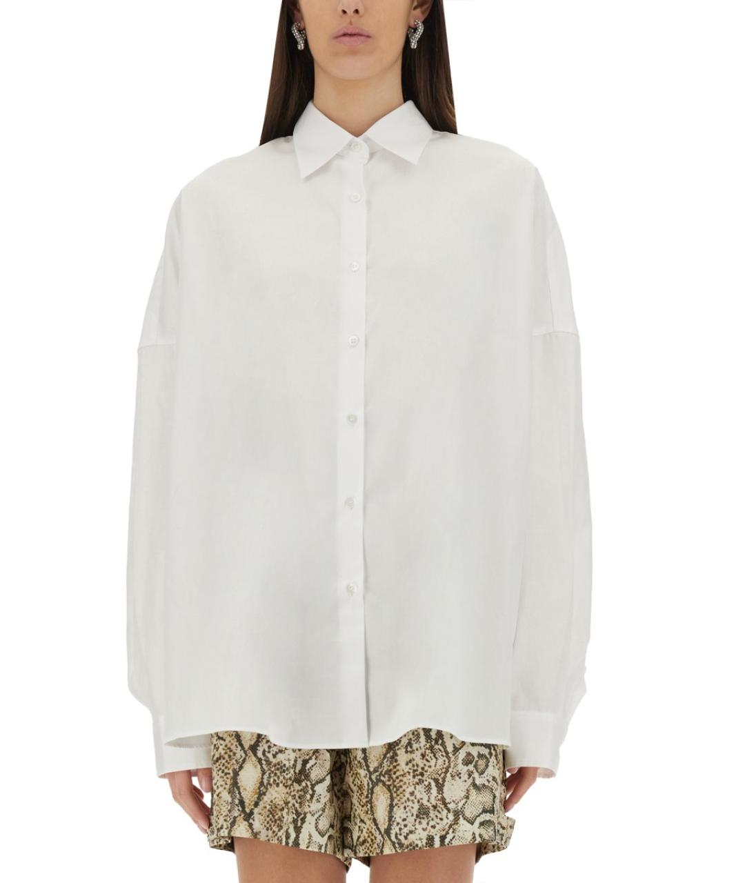 DRIES VAN NOTEN Белая хлопковая рубашка, фото 2