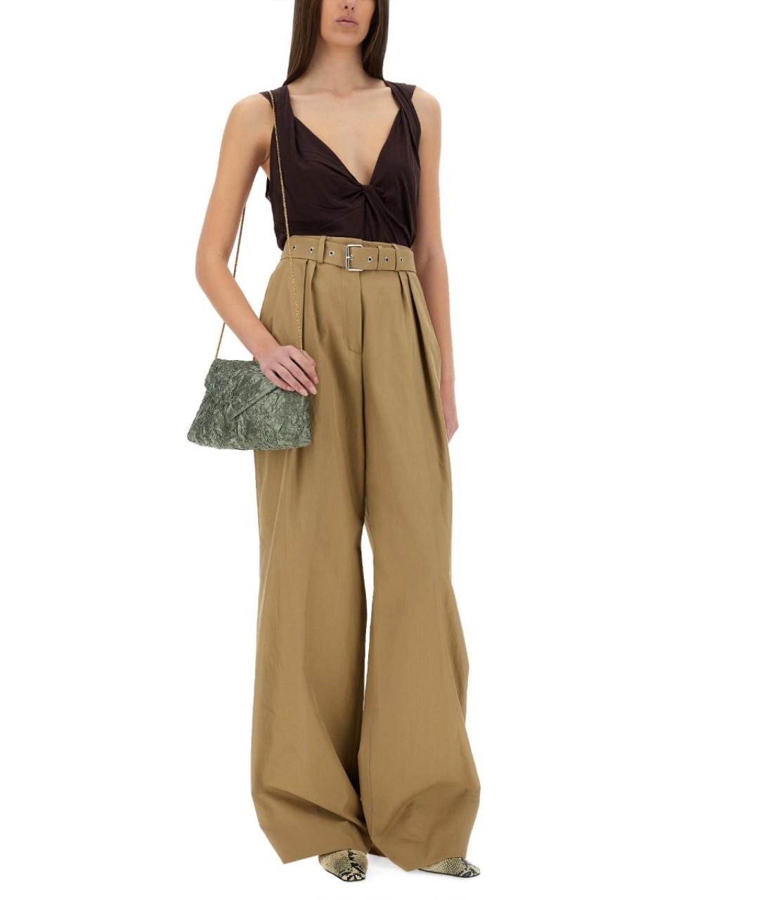 DRIES VAN NOTEN Бордовая хлопковая майка, фото 3