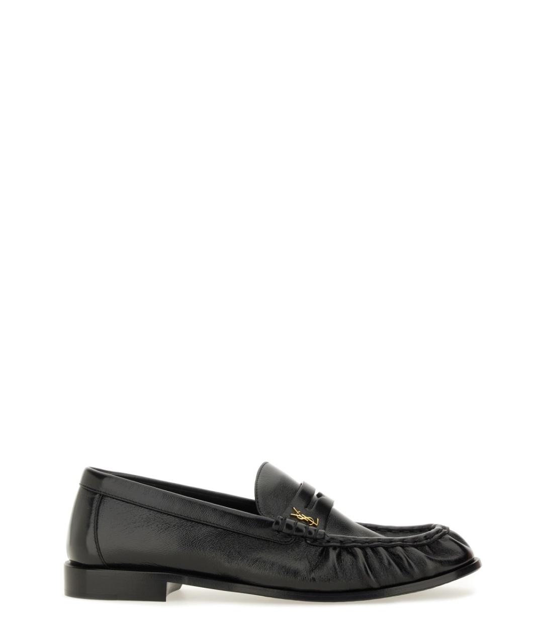 SAINT LAURENT Черные лоферы, фото 1