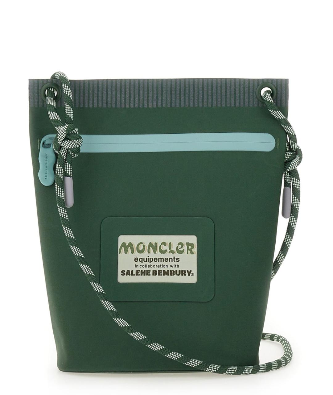 MONCLER Зеленая сумка на плечо, фото 1