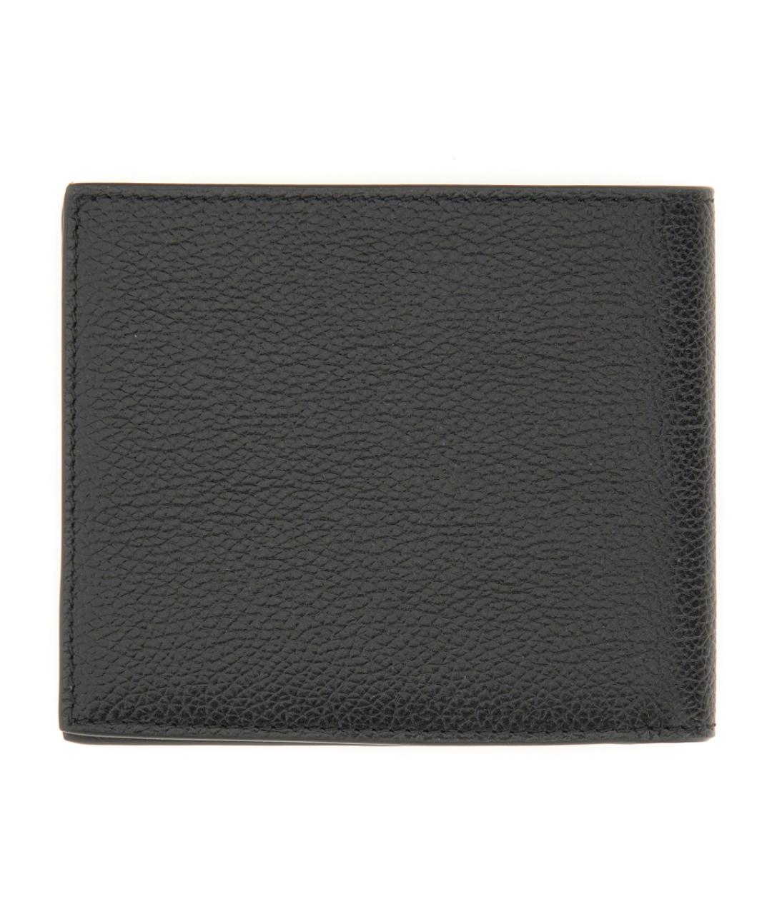 BALENCIAGA Черный кожаный кошелек, фото 2