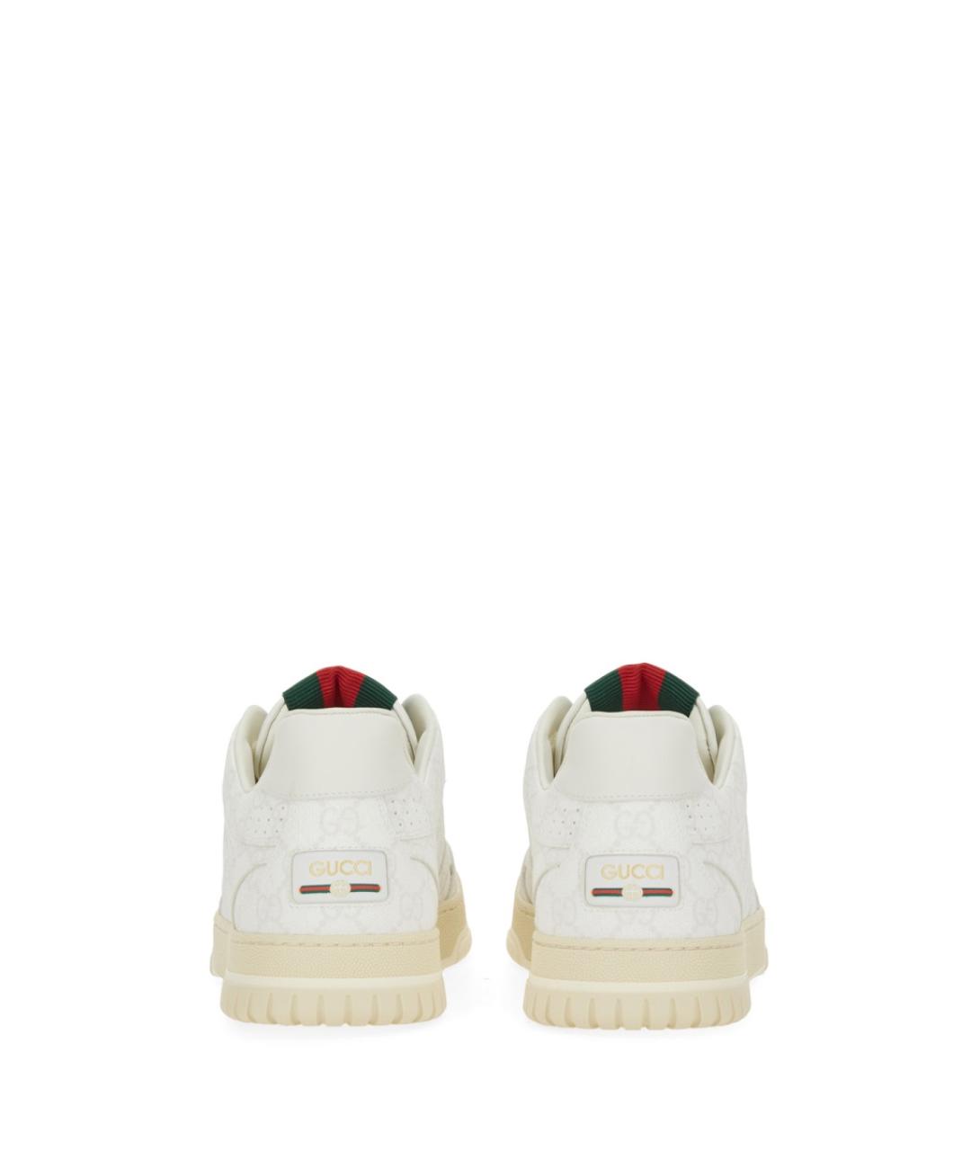 GUCCI Белые низкие кроссовки / кеды, фото 3