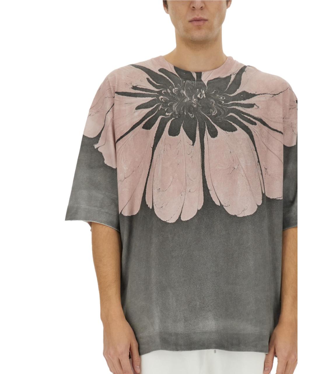 DRIES VAN NOTEN Мульти хлопковая футболка, фото 5