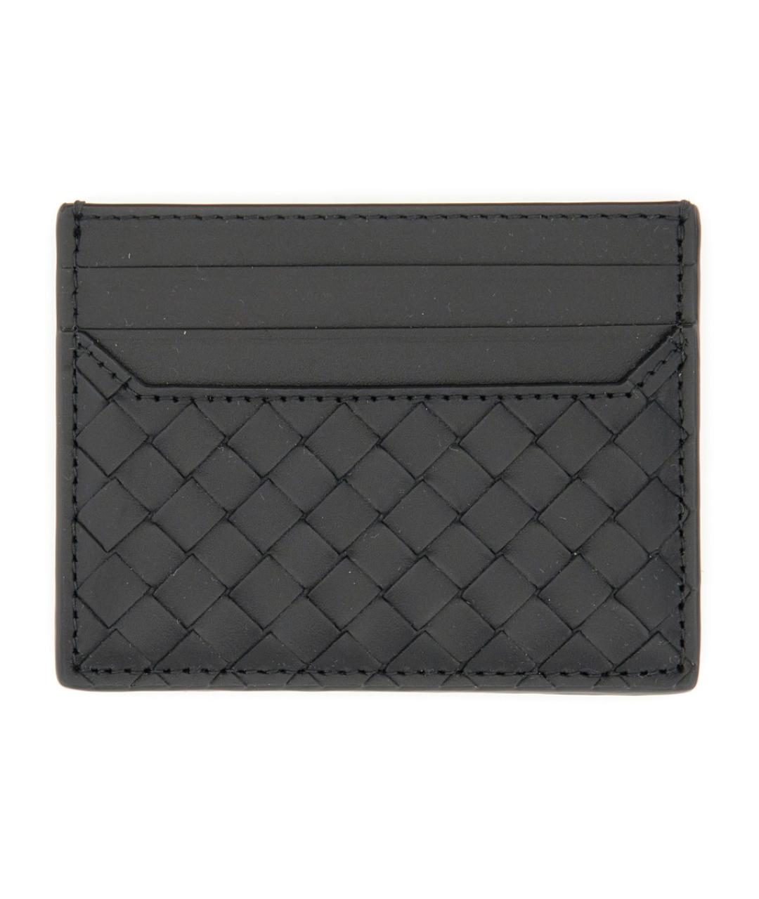 BOTTEGA VENETA Черный кожаный кардхолдер, фото 2
