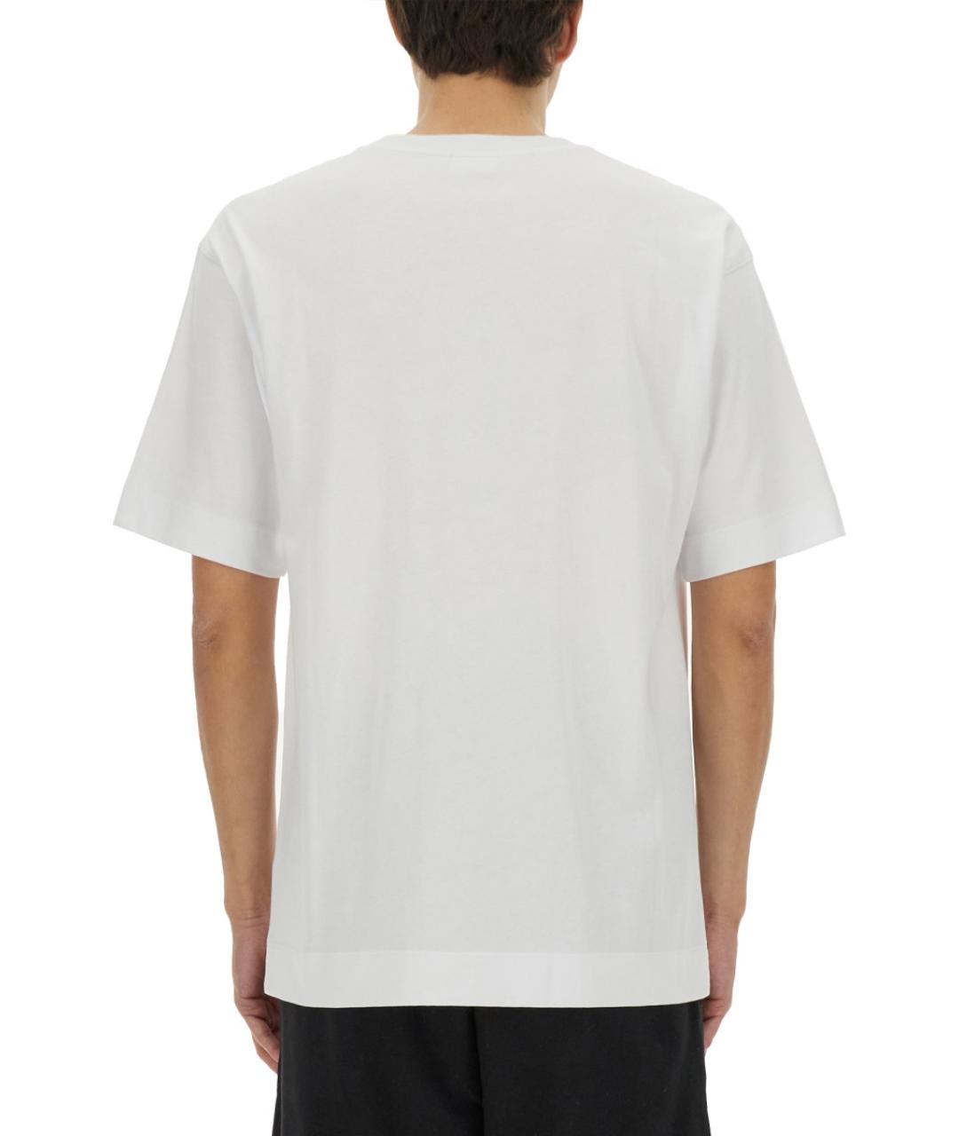 DRIES VAN NOTEN Белая хлопковая футболка, фото 3