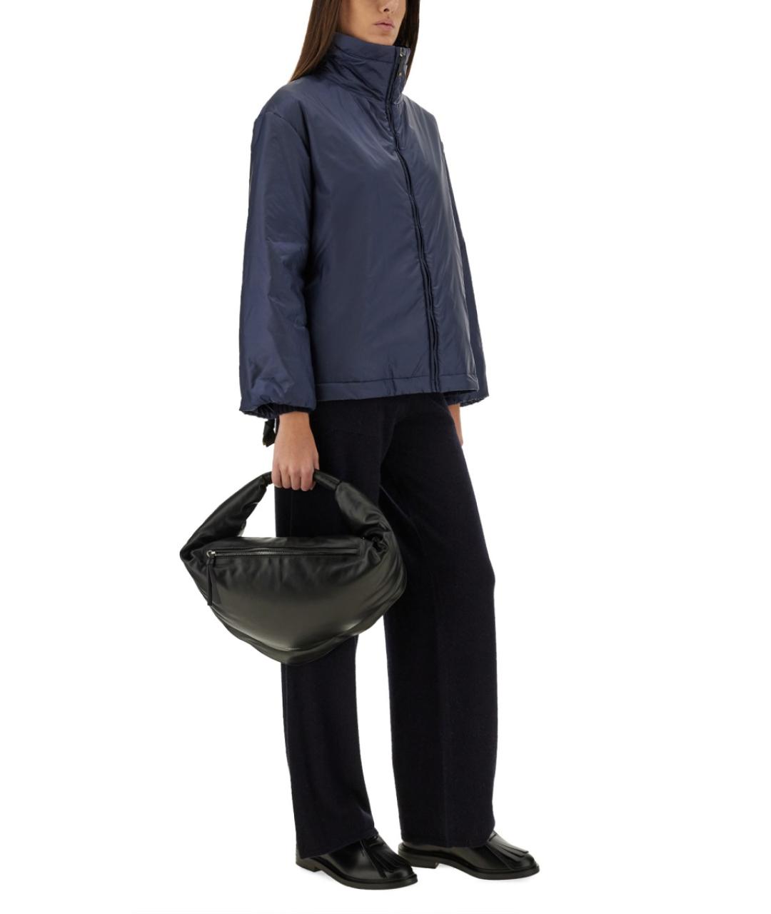 'S MAX MARA Синяя полиэстеровая куртка, фото 3