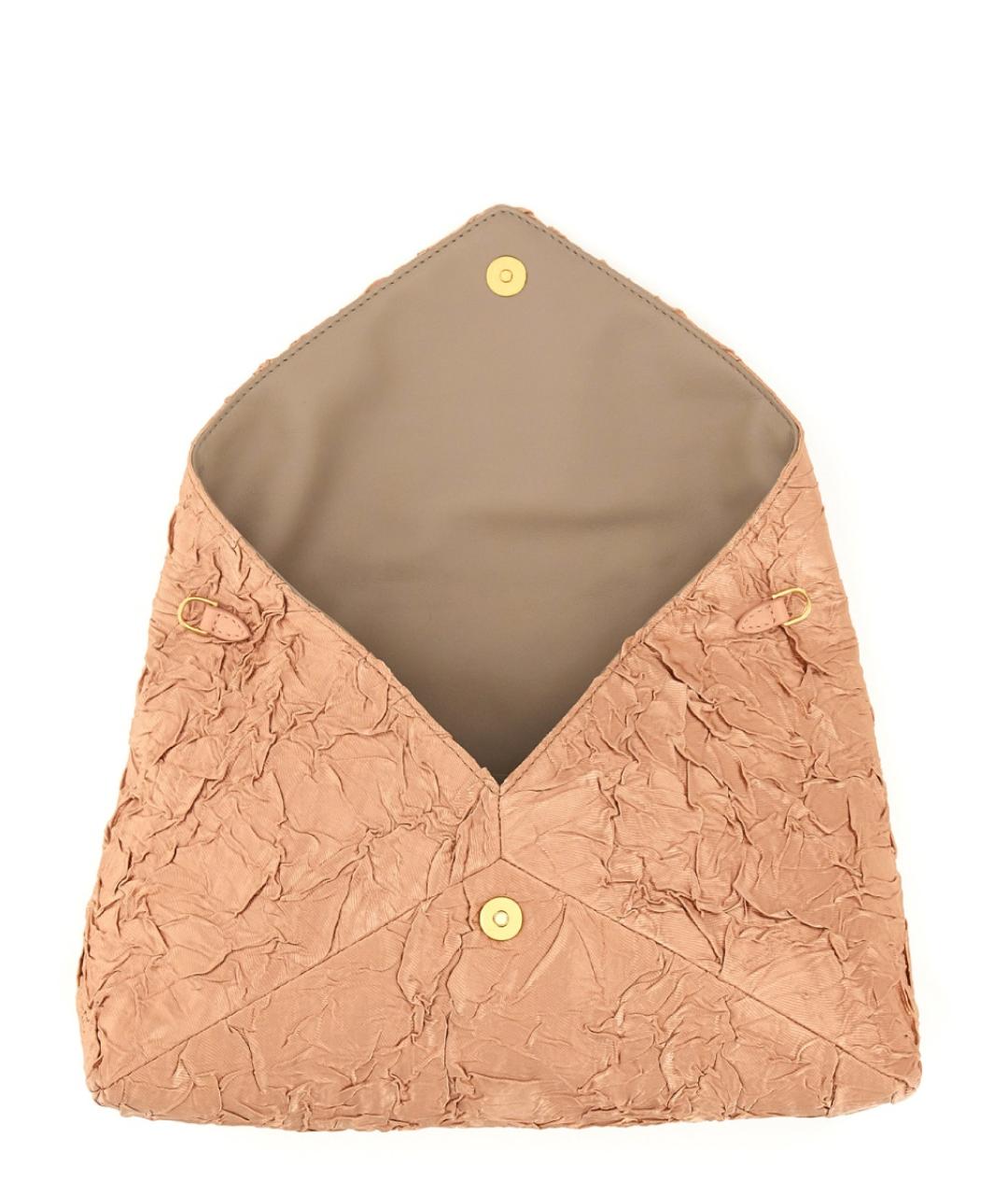 DRIES VAN NOTEN Бежевая хлопковая сумка через плечо, фото 3