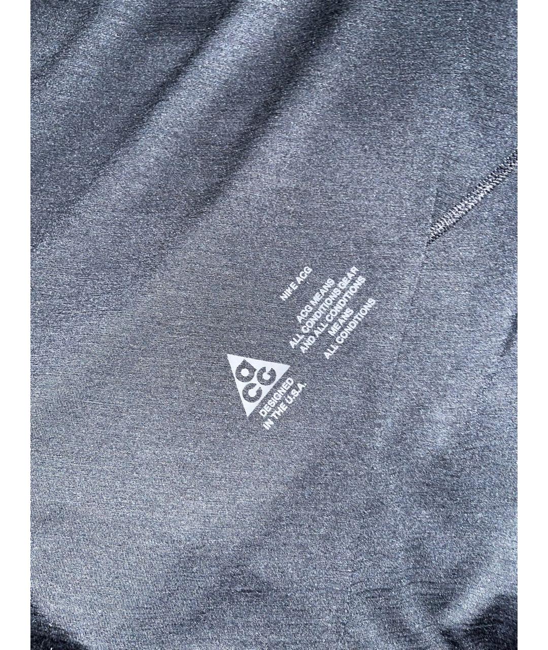 NIKE ACG Черная хлопко-шерстяная футболка, фото 6