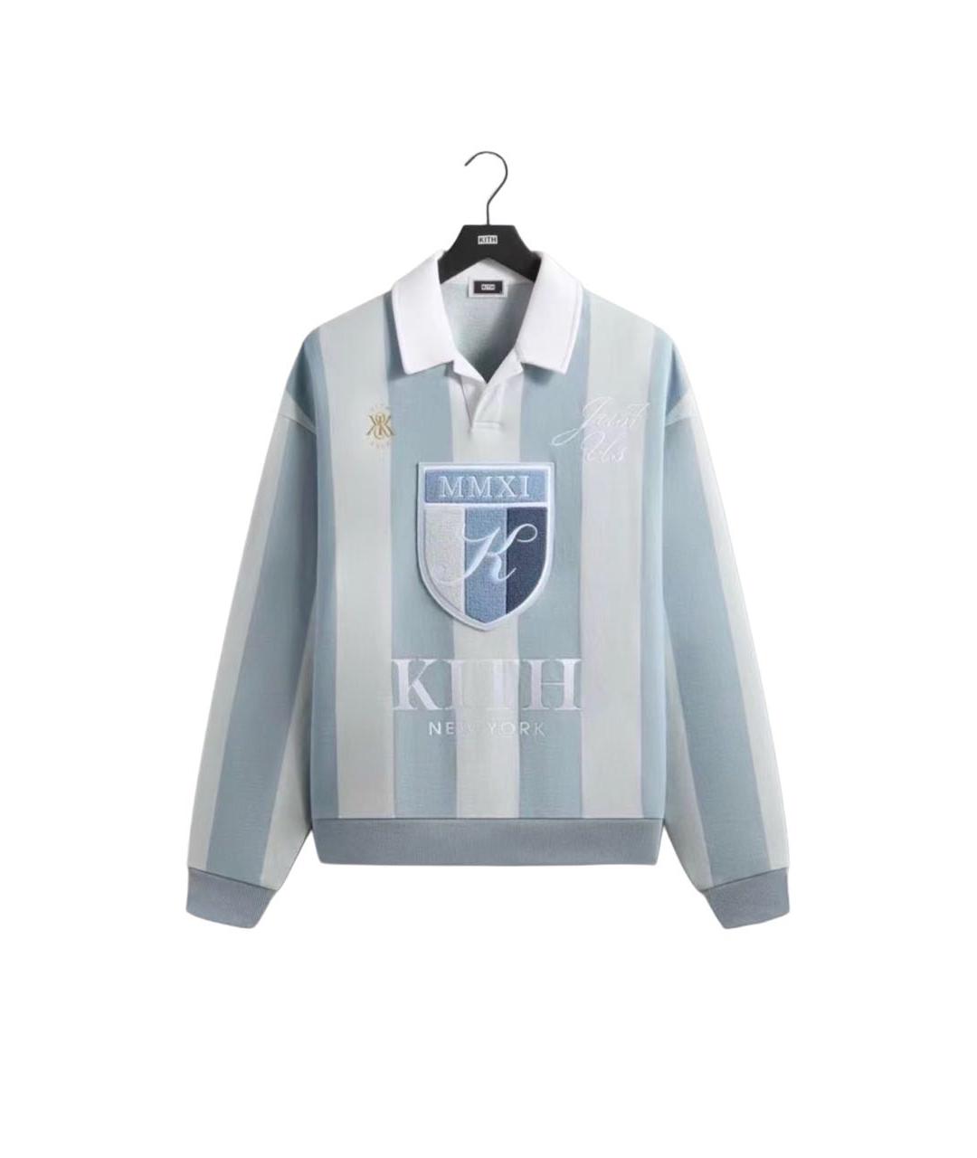 KITH Голубой хлопковый джемпер / свитер, фото 1