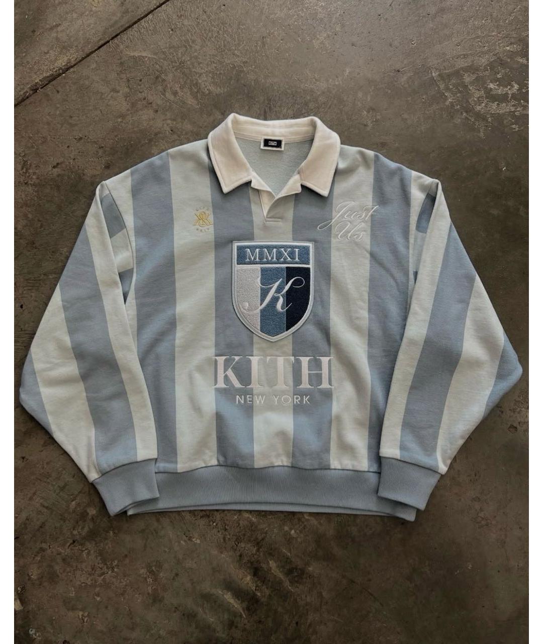 KITH Голубой хлопковый джемпер / свитер, фото 2