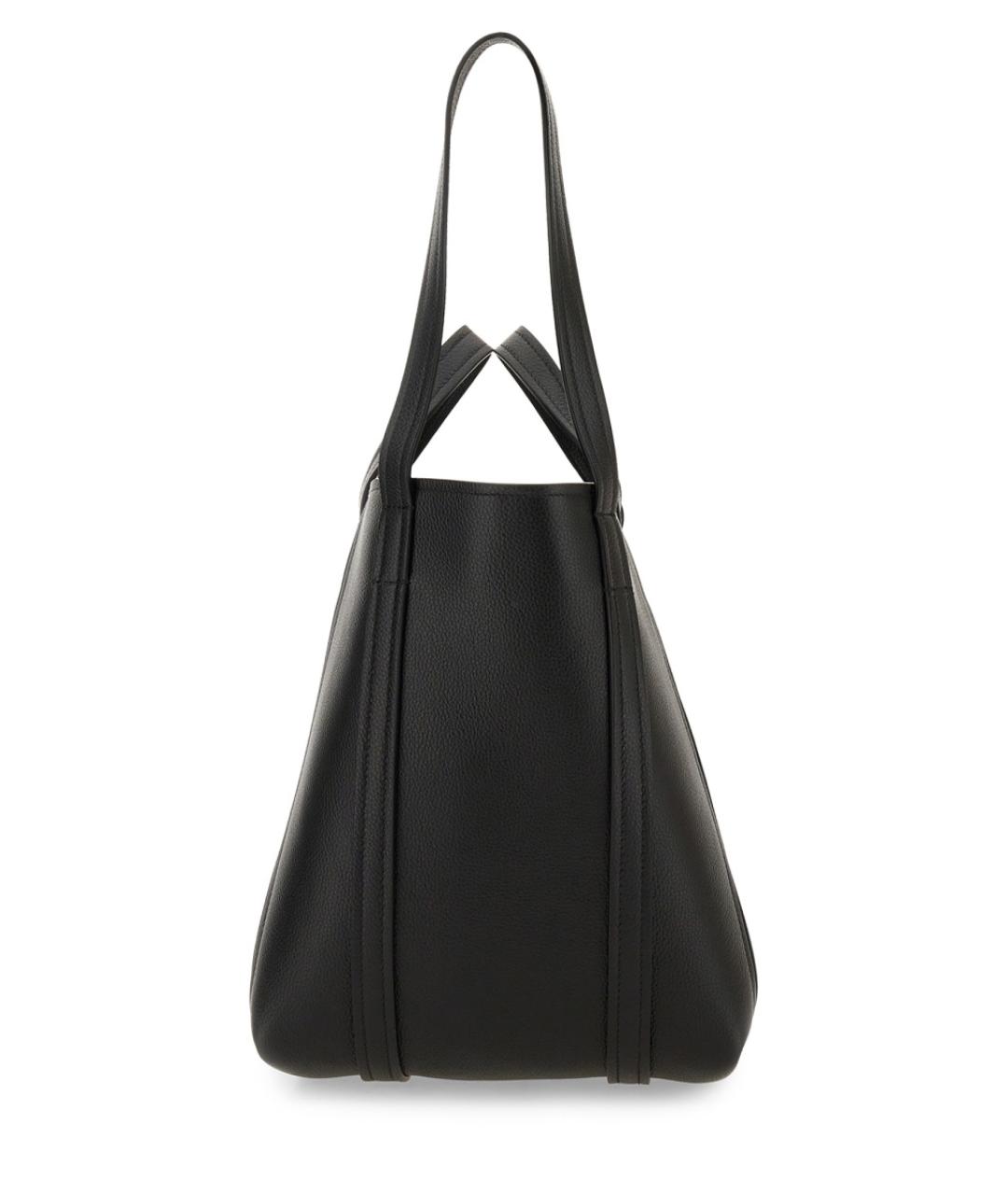 BALENCIAGA Черная кожаная сумка через плечо, фото 4