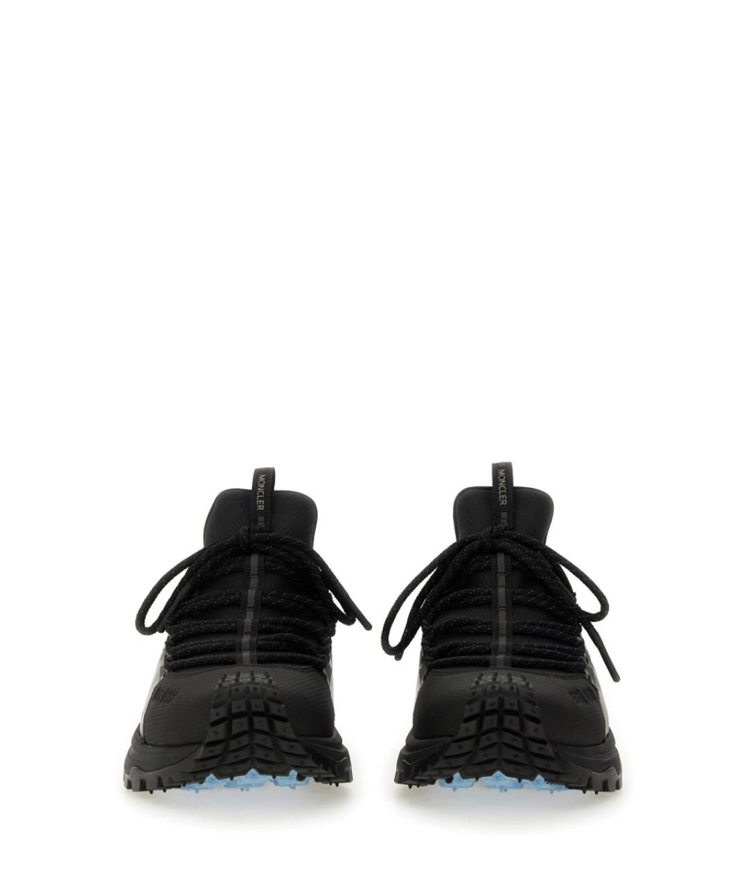 MONCLER Черные синтетические кроссовки, фото 5
