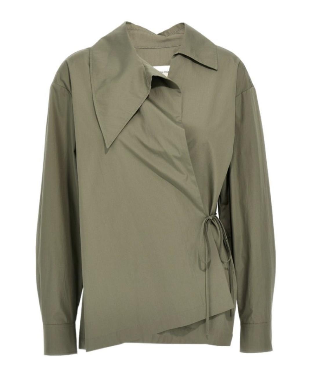 DRIES VAN NOTEN Зеленая вискозная блузы, фото 1