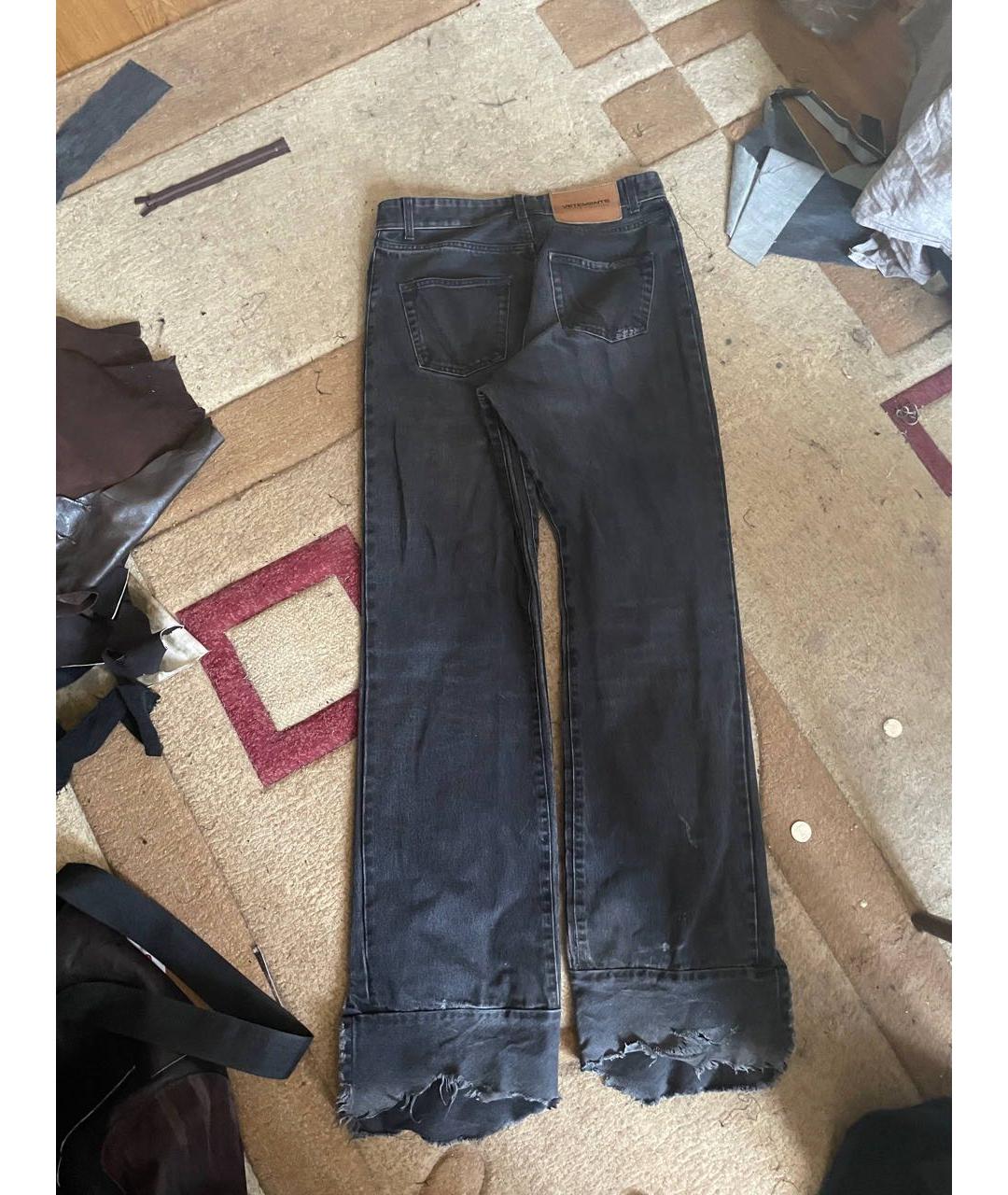 VETEMENTS Черные хлопковые джинсы, фото 2