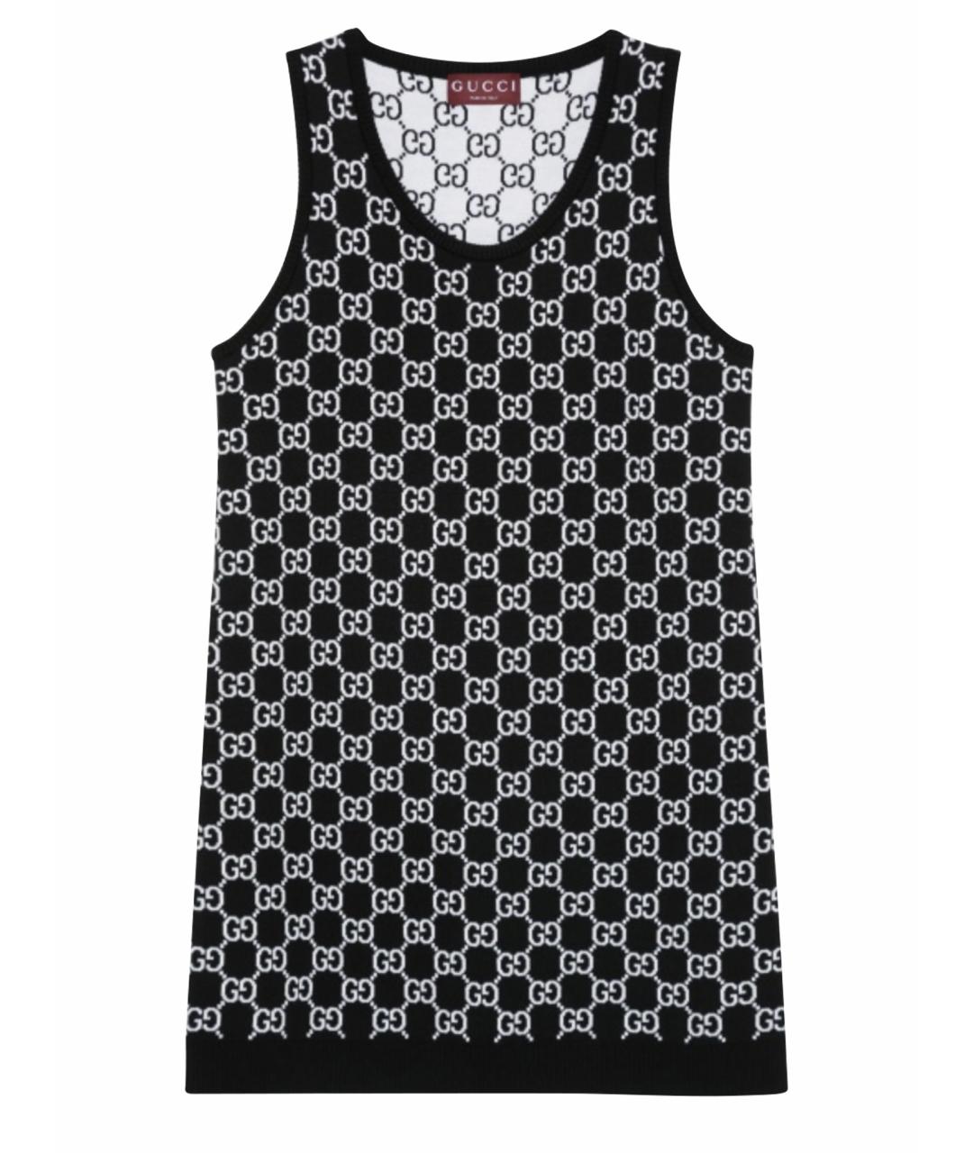 GUCCI Мульти шерстяное повседневное платье, фото 1