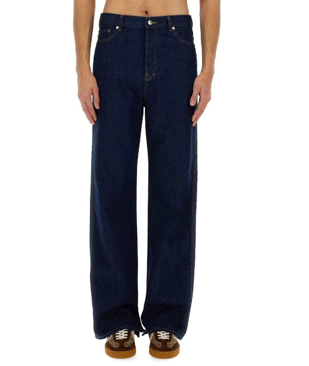 GUCCI Синие прямые джинсы, фото 2