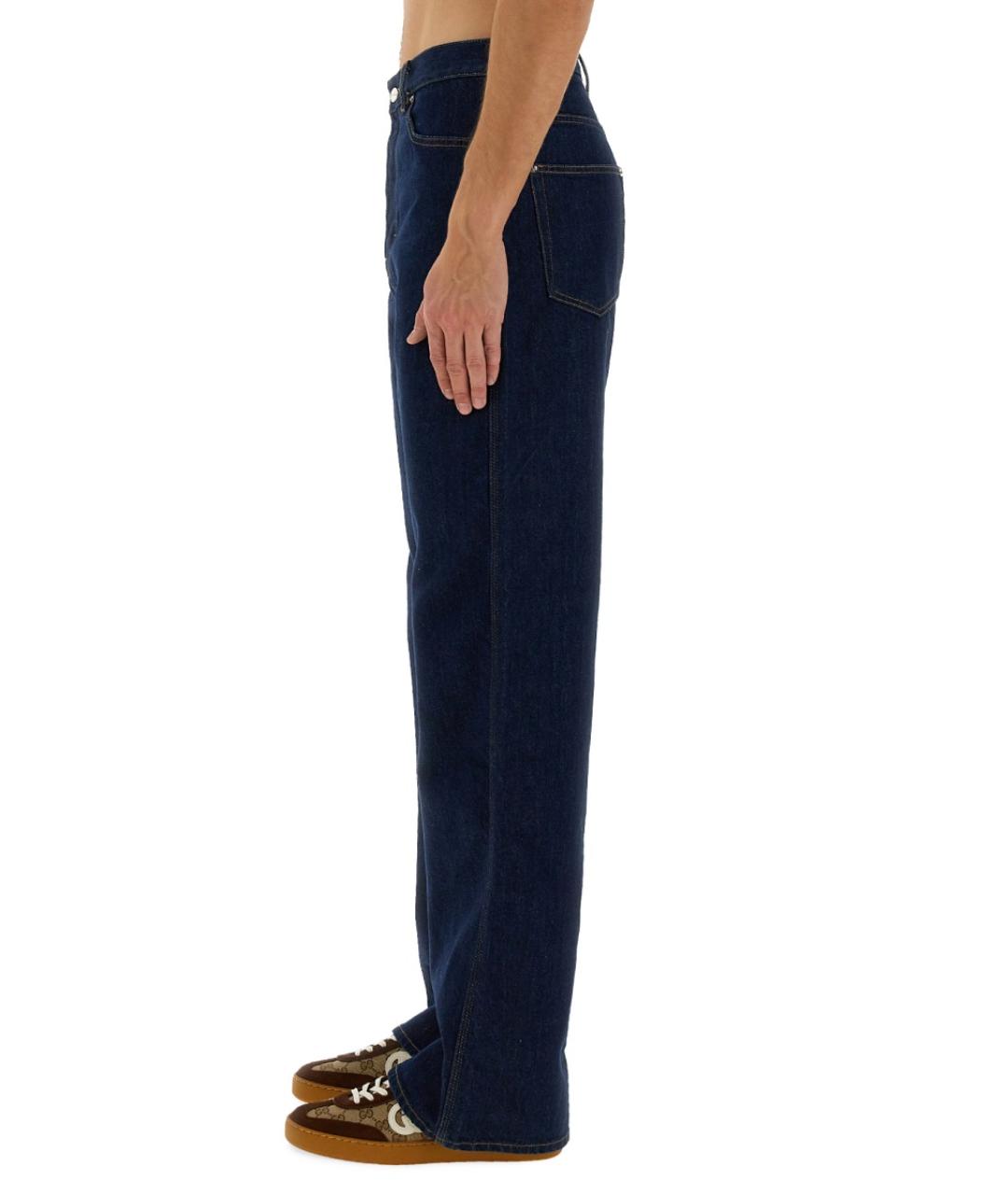 GUCCI Синие прямые джинсы, фото 5